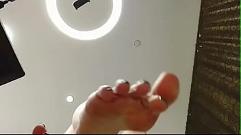 Preview 4 of Exgf 45 - Camgirl under feet pov