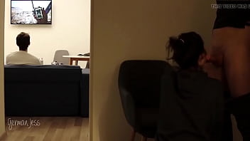 Preview 2 of Rat With Wingsfx - Jess fuck Husbands best friend while he plays PlayStation