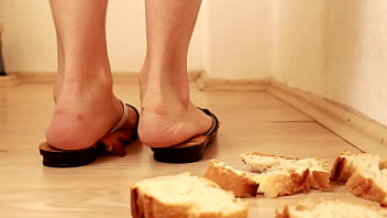 Preview 3 of Vapri Gaban - Goddess Nulien-Bread Crush Barefoot and With Slippers (Preview)