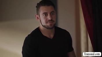 Preview 1 of Elle Avait Trop Envie - TS stepmother bareback fucked by stepson