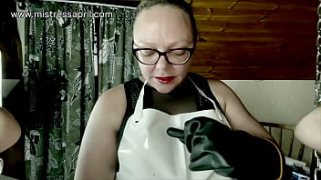 Preview 4 of Top Porn Star Stoy Videos - Dominatrix Mistress April - Sperm licker