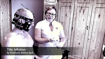 Preview 4 of Girl Big Bome - Dominatrix Mistress April - Surgical medical Transformation into a whore