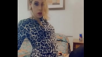 Preview 1 of German Goo Girls Gangbangs - Cheetah Print MiniDress Needs Cock In Her