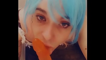Preview 3 of Angry Suprise Cream Pie - Cosplay Bunny Girl Loves Teasing Cock