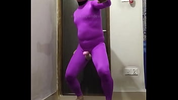 Preview 1 of Big Boobs Yt - Zentai phantom superhero fighting