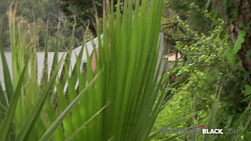 Preview 1 of Mom Sex Dans - PrivateBlack - Sexy Blue Angel Enjoys Interracial Pounding Outdoors!