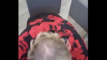Preview 4 of Tamil Lesbianfree Video - PoV Blowjob on Couch with Dildo