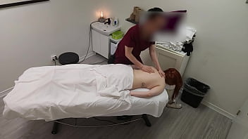 Preview 2 of Budhi Aurat Ka Sexy Video - Hot redhead trophy wife came back just for a massage,  she says,  but we all know that it&#039_s not true!