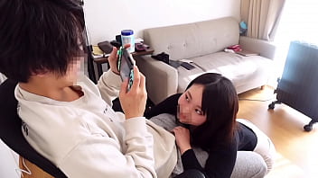 Preview 3 of Cremple Sex - Horny Japanese girl Cum by Sucking him While Playing Pokemon Game