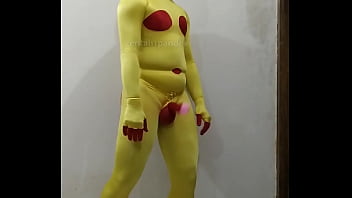Preview 3 of Birthiday Surpris - Zentai carnival penis porn