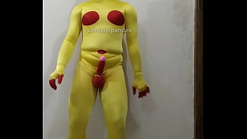 Preview 4 of Birthiday Surpris - Zentai carnival penis porn