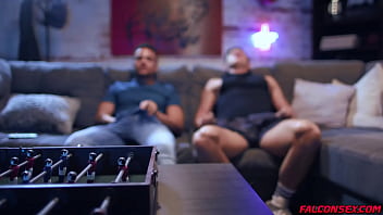 Preview 2 of Old Gay In Park Video - FalconSex.com - OMG,  this is absolutely fantastic! See what happens when two straight guys Dalton Riley and Beaux Banks stumble across a porn channel!