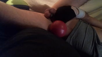 Preview 3 of Lady Sonia Porn - stretching bro pussy with fat chorizo dildo
