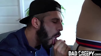 Preview 2 of Japanes Momxxx - Hot step Daddy Fills His &#039_s Ass with His Cum - DadCreepy