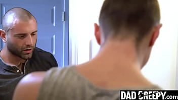 Preview 1 of Nude Big Kannada - Horny Stepfather Fucks His Young Step Son when Is Away - DadCreepy