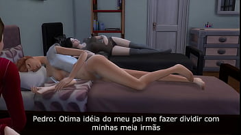 Preview 1 of Xxx Teenagers - FILHO COMENDO A MADRASTA | THE SIMS 4