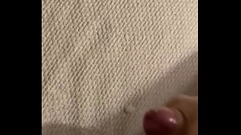Preview 2 of Black Ebony Xxx Video - Playing with my big dick and shooting on my bed