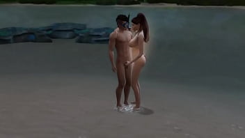 Preview 3 of Babys Xxxcom - Водолаз трахает туристку на пляже