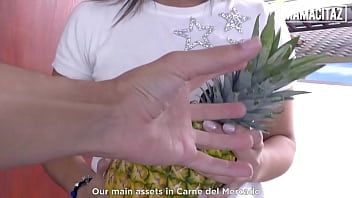Preview 1 of Www Mega Size Cock - CARNEDELMERCADO - (Lorena Castro,  Mister Marco) - Big Oiled Ass Latina Brunette Takes A Fat Cock In Her Pussy