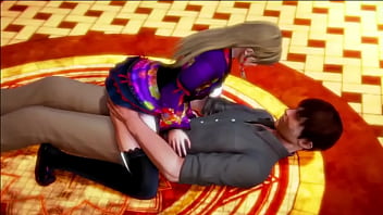 Preview 1 of Milfzr Solo - La Blonde en Kimono se Faire defoncer avec &eacute_jaculation multiple partie 2