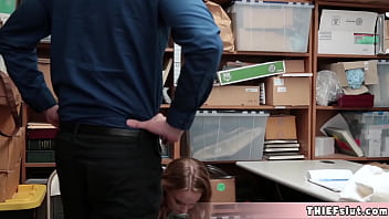 Preview 2 of New Mom And San Xxxxxx Vidos - Cute and clueless shoplifter gets fucked