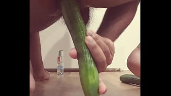 Preview 1 of Sunny Lion Sixxy Video - Fuck with a big thick cucumber