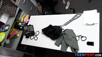 Preview 1 of Korean Sex Download - Teen Will Have to Follow Officers Every Command to Get Off the Hook Angel Perp