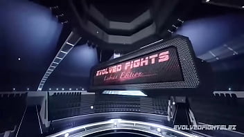 Preview 1 of Dog Or She - Jenevieve Hexxx vs Kyra Rose - All New On Evolved Fights Lez!