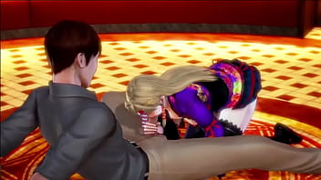 Preview 3 of Hot Nice Timil Xxx - La Blonde en Kimono se Faire defoncer avec &eacute_jaculation multiple partie 1