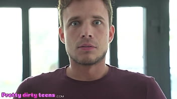 Preview 1 of Mobogenie Softwarein - DEVIANTE - Redhead teen step sister discovers her step brothers fake pussy masturbator and uses it on him before she let&#039_s him feel what a real warm wet mouth and pussy feels like