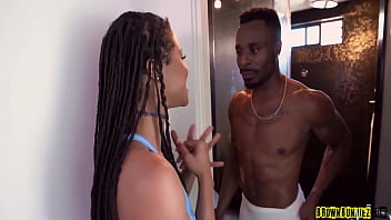 Preview 2 of Bbc Slut Wife - Kira Noir Anal Experience At Her Best Friends House