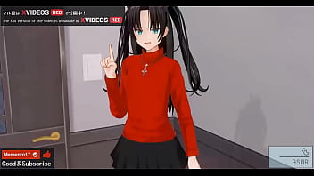 Preview 1 of Mom And Dautar - 無修正エロアニメ　凛がシロウを手コキ、フェラ、アナル責めでオナサポ　AIボイス
