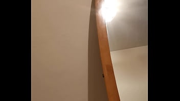 Preview 4 of Blonde Tied Up To The Wall - #HiddenCam#small cock#big cock#Boy solo#Gay#Chubby