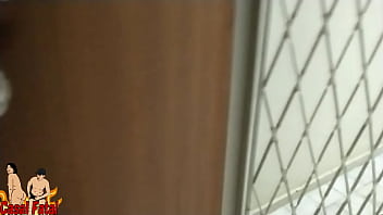 Preview 2 of White Girlz Got Azz Jenna Ivory - Wife trying to expose herself to pizza delivery guy and repairman