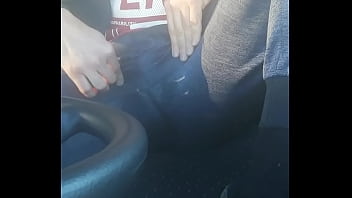 Preview 4 of Mom Fucks Dwarf Son - Peeing in truck
