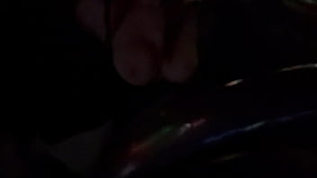 Preview 2 of Indonesia Teng Lain - Italian Big tits Milf Artemisia Love Flashing her tits while driving around