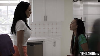 Preview 1 of Xxxwwwvideo Com - Big boobs mature MILF punishes Asian teen stepdaughter and her GF