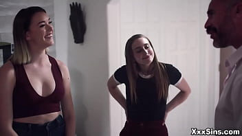 Preview 1 of Son Rep Hat Mom - XxxSins.com - Fans of eye contact are gonna love this video! Anny Aurora and Charles Dera are absolutely electric together as they try not to get caught by Charles&#039_