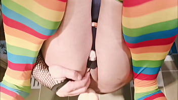 Preview 4 of Spy My Cok Mom - Big ass trans anal pussy training compilation 3