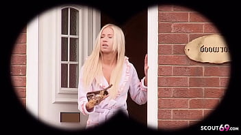 Preview 1 of Arben Sax Video - SLIM GIRL NEXT DOOR LET VIRGIN BOY FUCK HER WHEN PARENTS AWAY