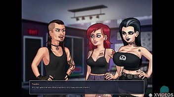 Preview 3 of Xnxx Ass18 - SUMMERTIME SAGA #115 &bull_ Joking around with the two tattooed hotties