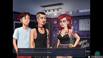 Preview 4 of Xnxx Ass18 - SUMMERTIME SAGA #115 &bull_ Joking around with the two tattooed hotties