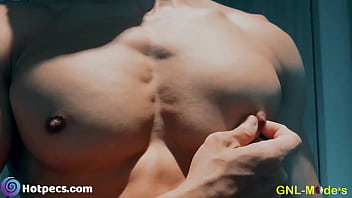 Preview 3 of For Many - Big pec defined muscle guy gets worshipped and nipple played!