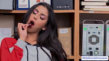 Preview 1 of Sas Gray - Security guard fucking teen shoplifter