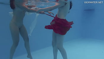 Preview 3 of Gril And Animal Xxx Com - Anastasia Ocean and Marfa are naked underwater