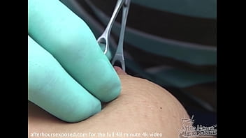 Preview 2 of Butt Idonesia - Raquel Diamond getting nipples pierced and sucking me off while on vacation in Florida