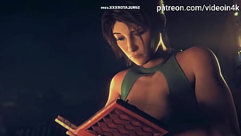 Preview 1 of Xxx Putona - Lara Croft ( Tomb Raider ) Get Fucked With Futanari Cock -- Simulator Gameplay 3D (AI Upscaled gameplay)