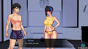 Preview 2 of Twin Sister Anime Hentai - CONFINED WITH GODDESSES #46 &bull_ Fingering her dripping wet pussy untils she cums