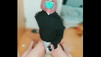 Preview 3 of Sixy Vidoe Bf - Japanese pink hair sissy