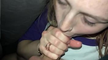 Preview 3 of Chantal Spermageil - Blonde headed sister hiding from parents to suck my dick